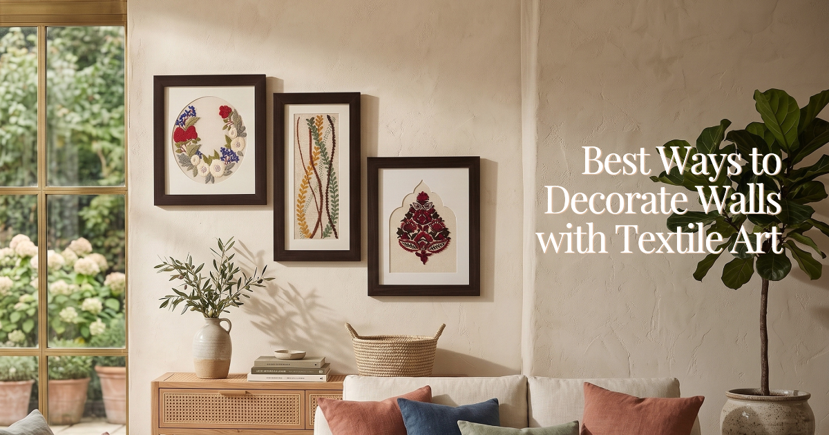 Best Ways to Decorate Walls with Textile Art